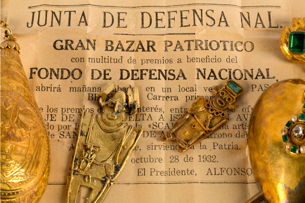 Exposición las alhajas para la guerra contra el Perú, 1932 – 1933