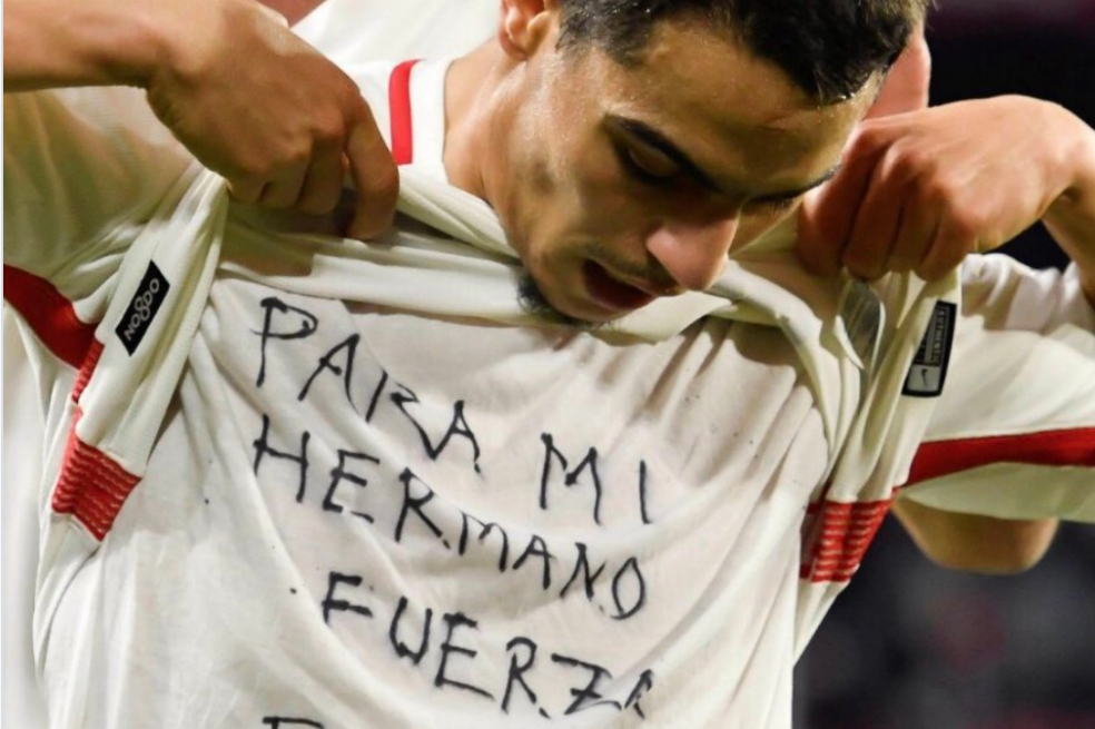 Ben Yedder le dedicó a Emiliano Sala su gol ante el Barcelona