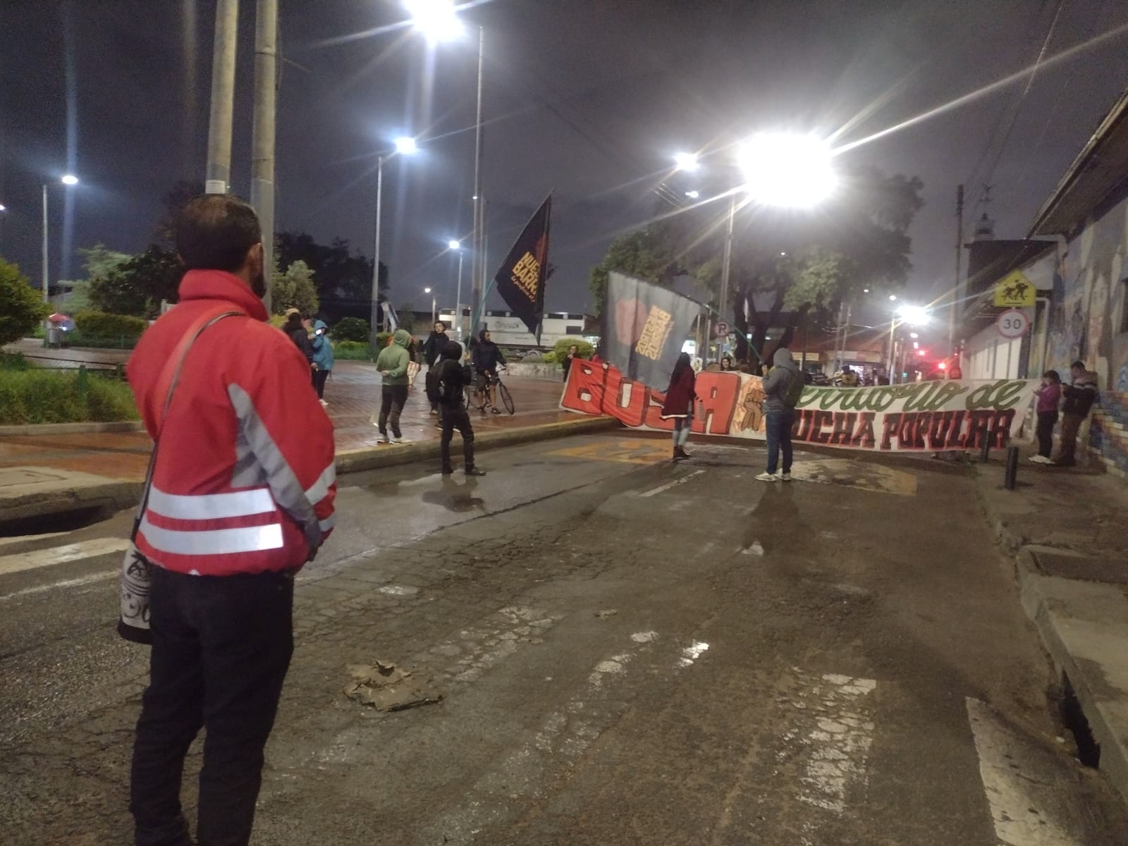 Movilidad: bloqueos intermitentes en el puente de la Marichuela, en Usme