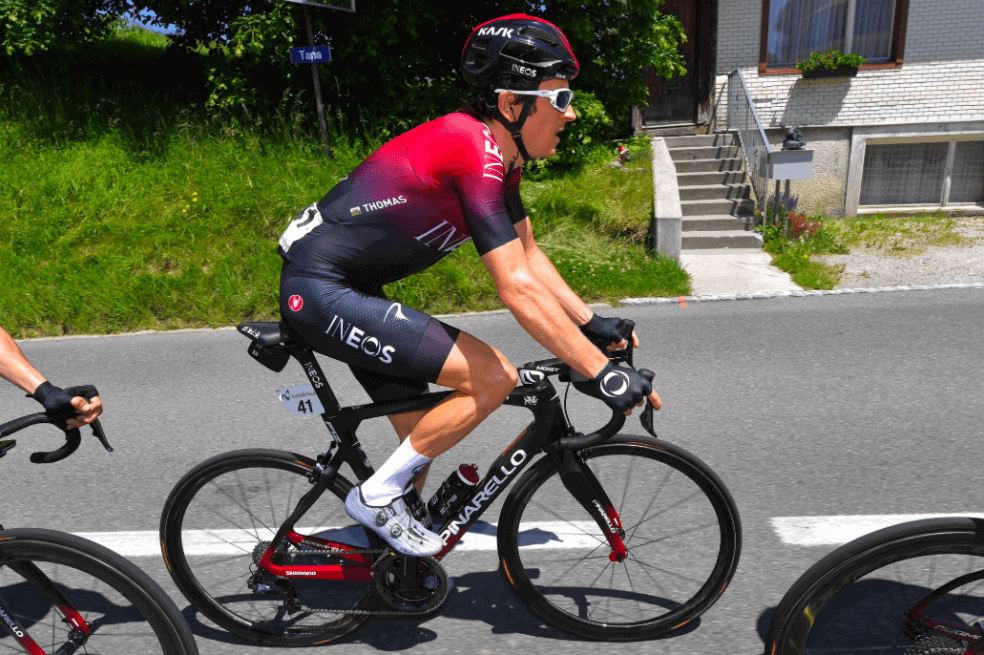 Geraint Thomas se cayó en la etapa 16 del Tour de Francia 2019