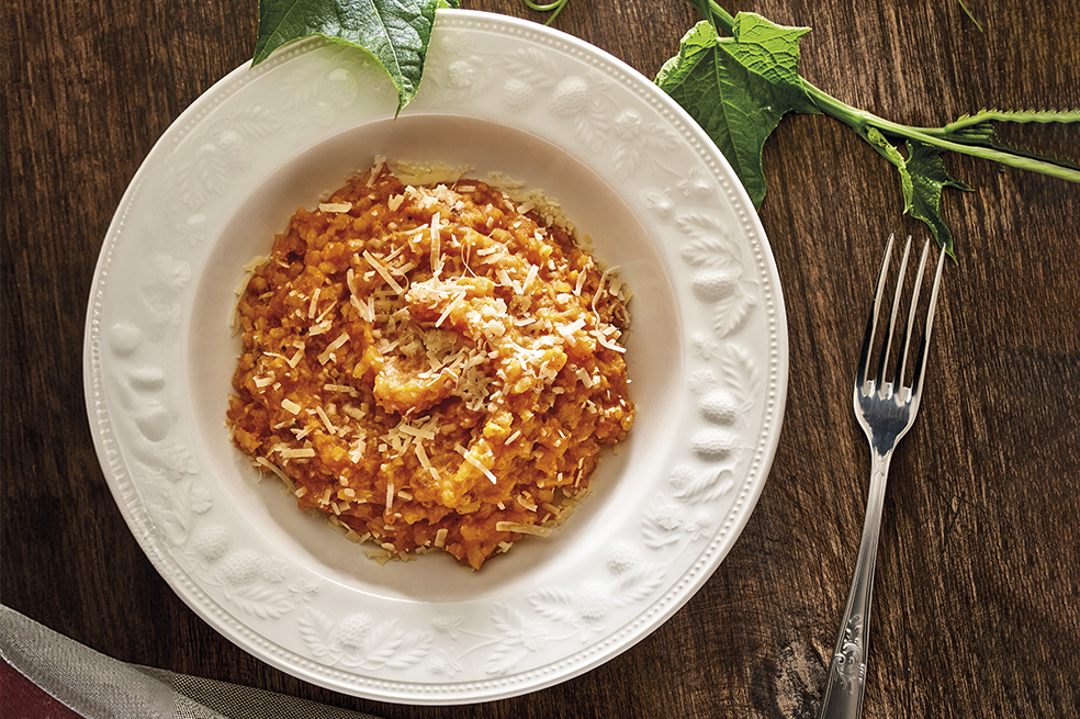 Risotto de ahuyama, disfruta de un plato diferente y nutritivo