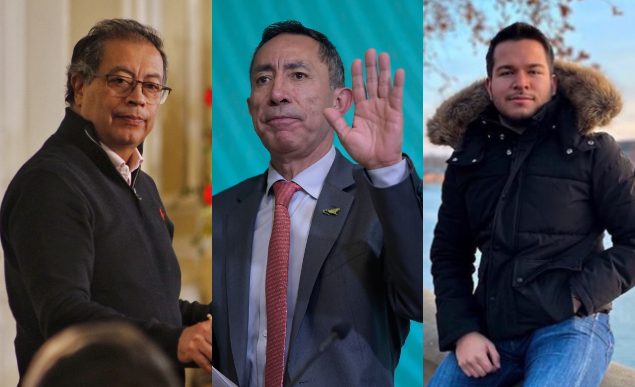 Gustavo Petro, Ricardo Roa y Nicolás Alcocer Petro