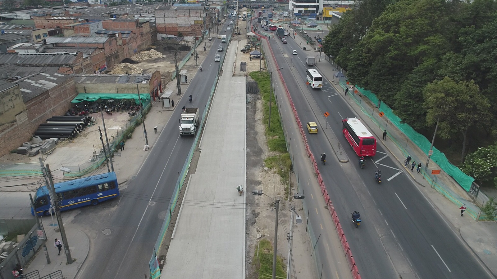 Nuevos carriles en Av. 68 entran en funcionamiento para mejorar movilidad