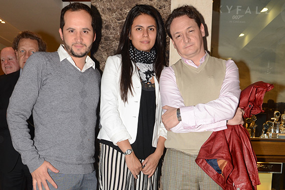 Personalidades colombianas disfrutaron de la muestra de Omega planet ocean skyfall