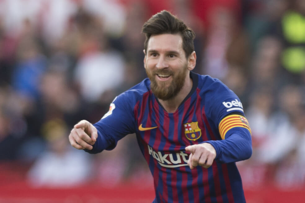 Lionel Messi, delantero del Barcelona. / AFP