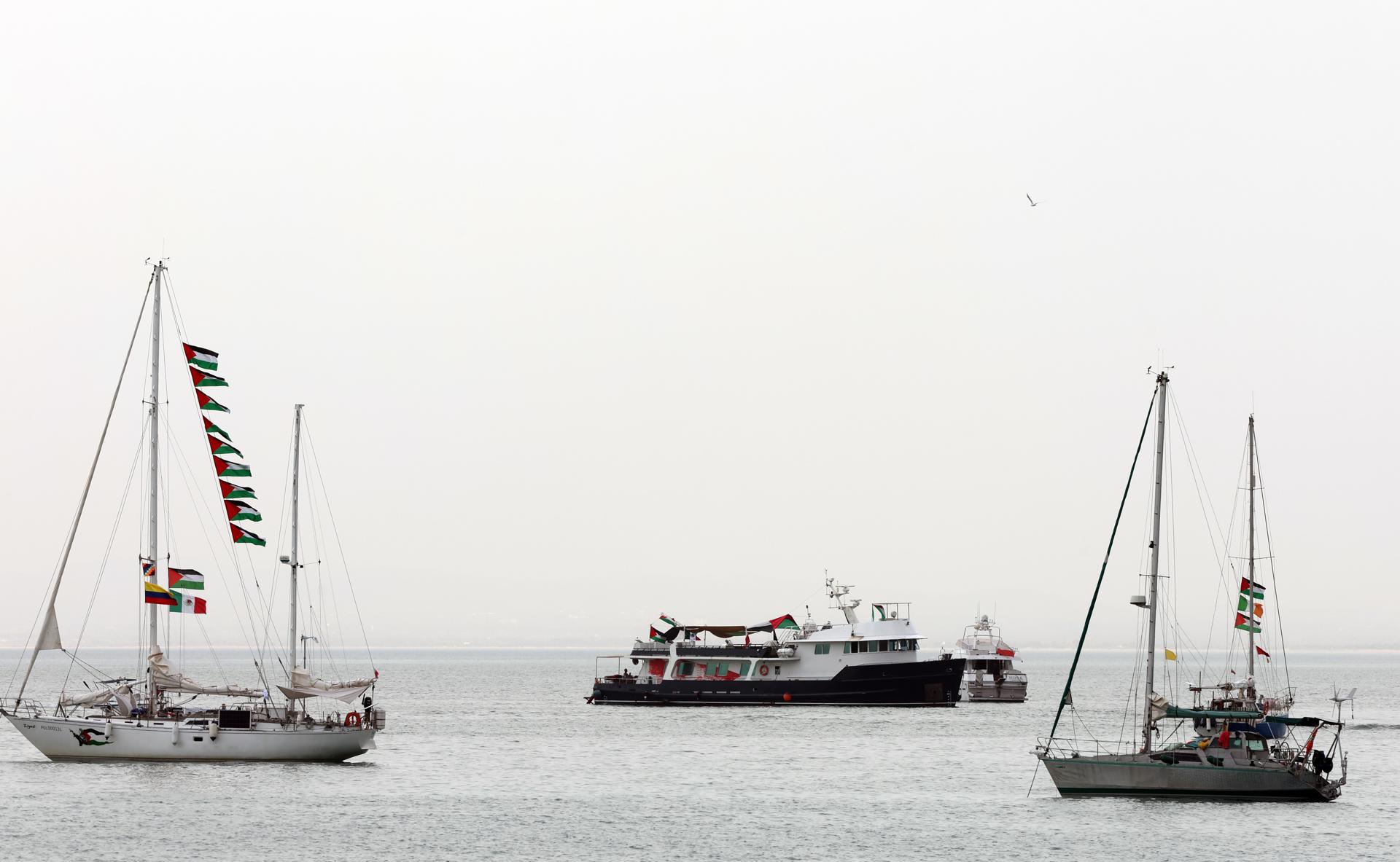 Flotilla con ayuda para Gaza fue impactada por un dron cerca de Túnez