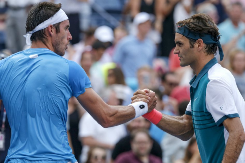 Poco pudo hacer el ‘Yacaré’ Mayer ante el Federer ‘Express’ en el US Open