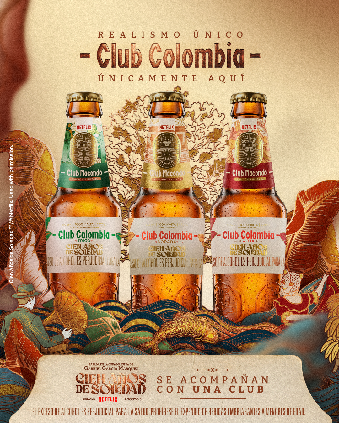 Club Colombia lanza una edición inspirada en Cien años de soledad para el 20 de julio