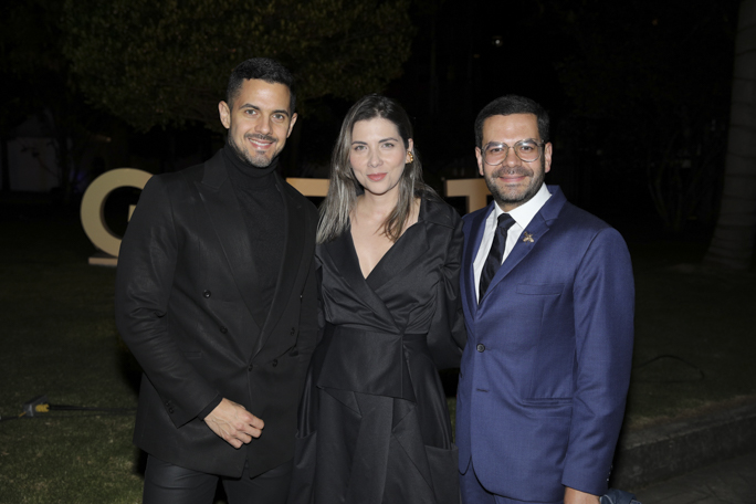 Sebastián Díaz, Leonor Hoyos y Juan Pablo Socarrás