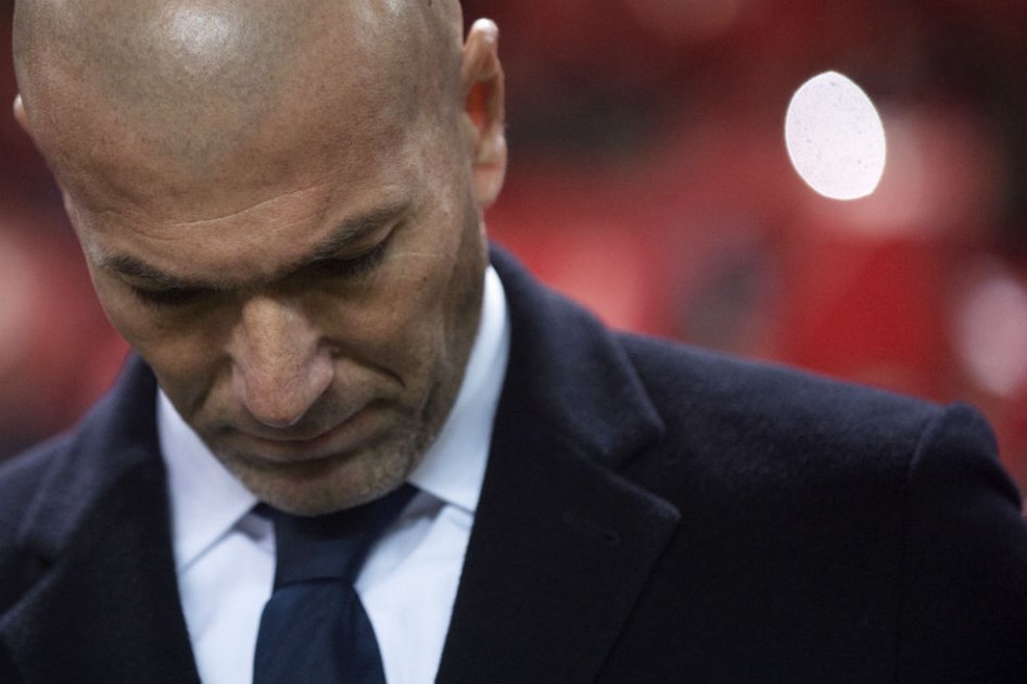 Zinedine Zidane, técnico del Real Madrid. Foto: AFP 
