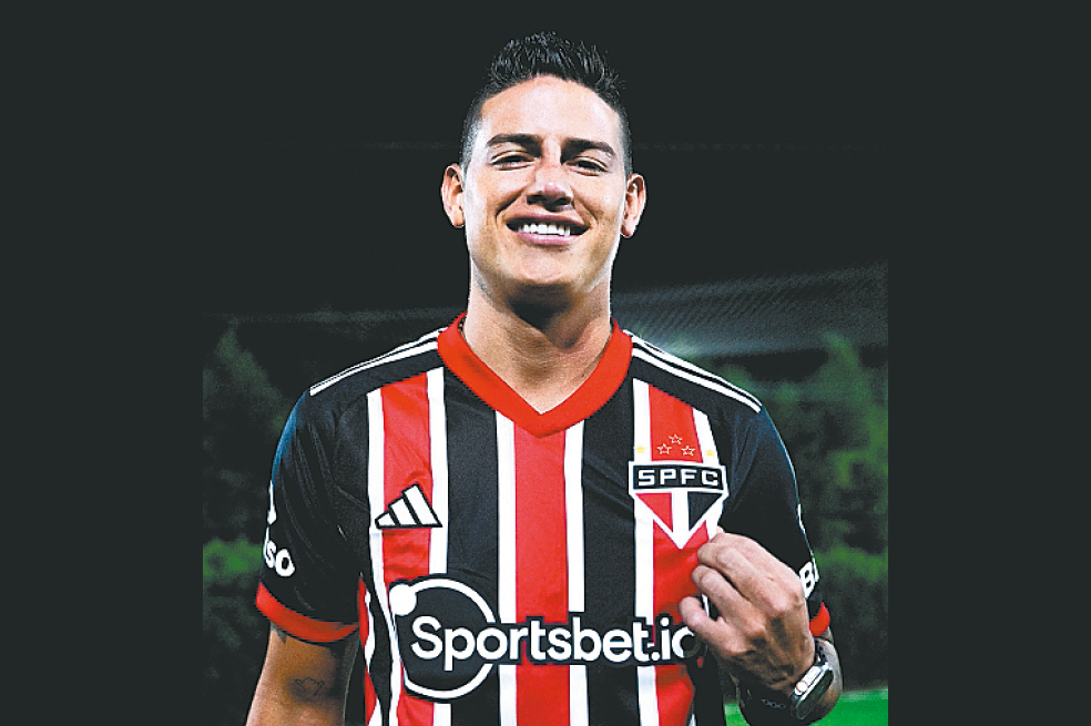 James Rodríguez, convocado por Sao Paulo para la Copa Sudamericana