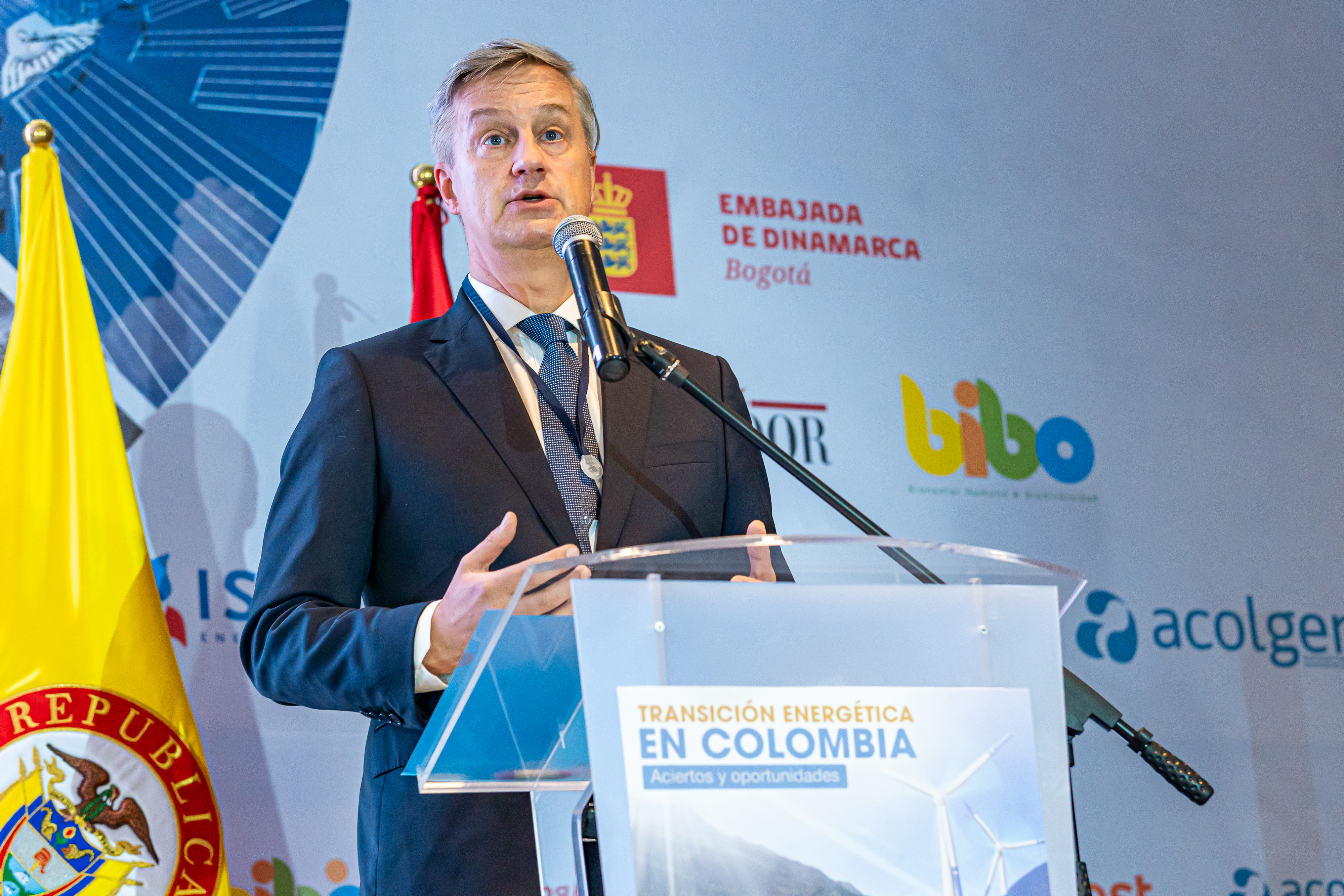 Erik Høeg, embajador de Dinamarca en Colombia.