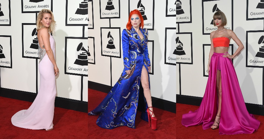 De todo un poco en la alfombra roja de los Grammys