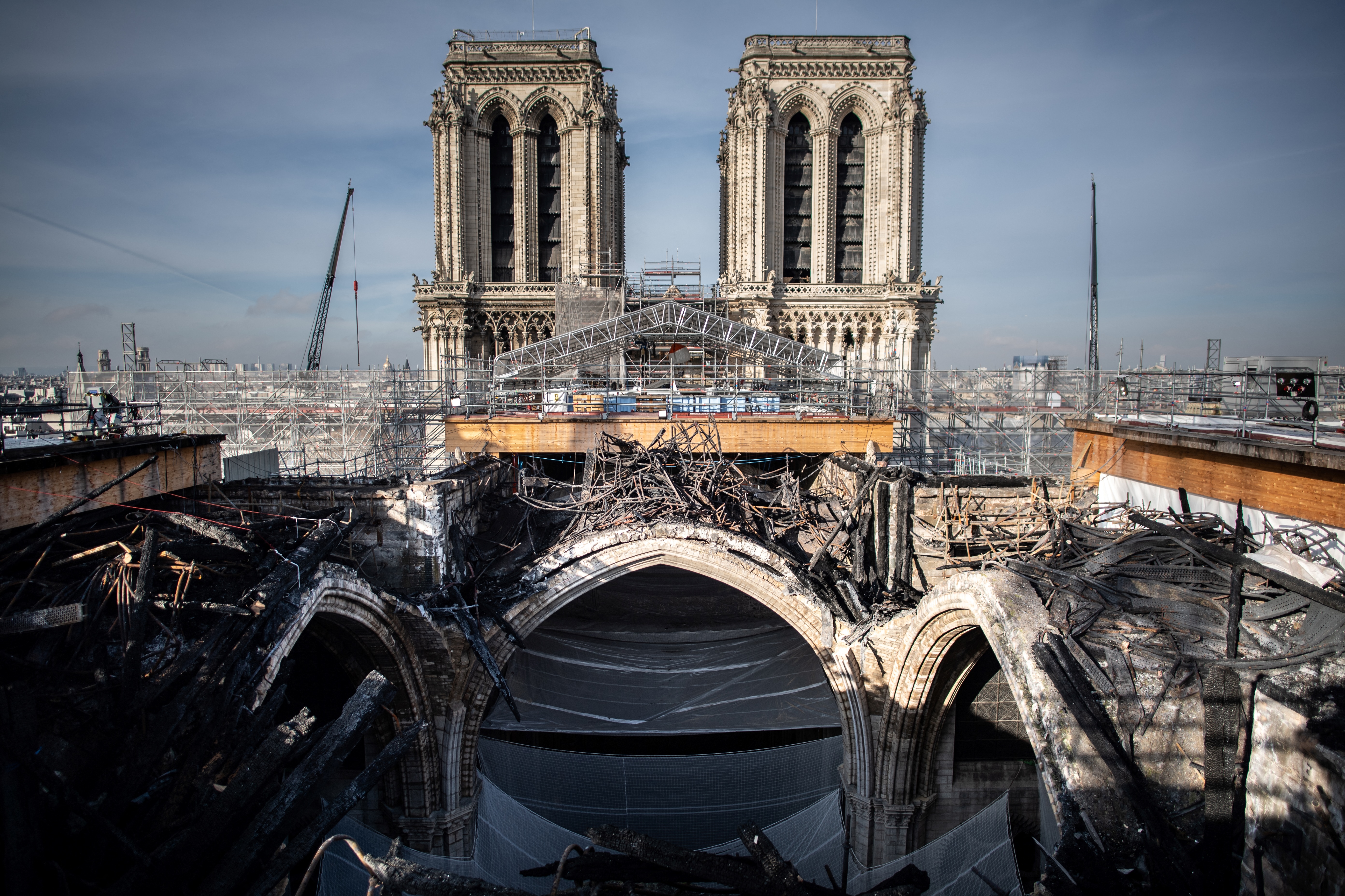 Notre Dame: la histórica catedral aún se recupera del incendio