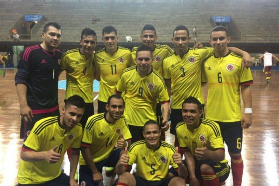 Selección Colombia de Fútsal cayó 2-3 ante las Estrellas de la FIFA
