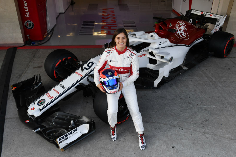 Tatiana Calderón va a toda velocidad