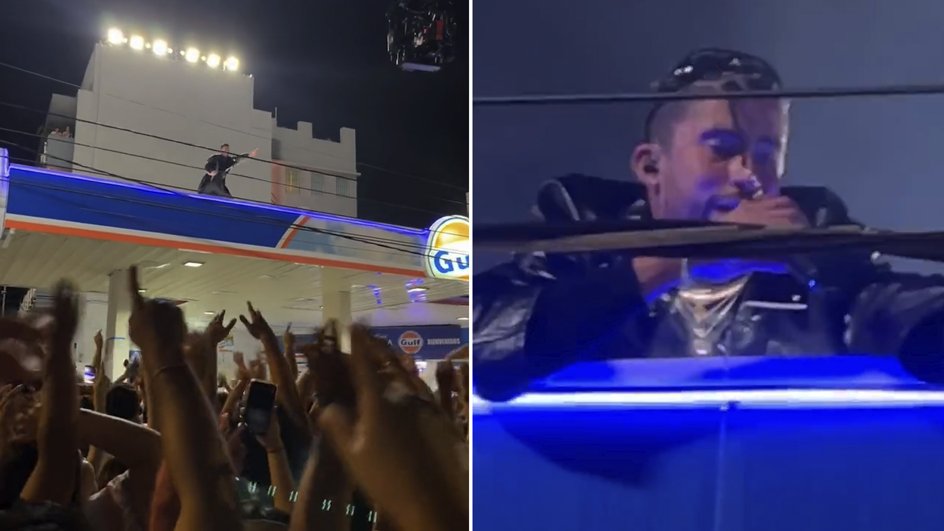 Bad Bunny hizo un concierto sorpresa en Puerto Rico
