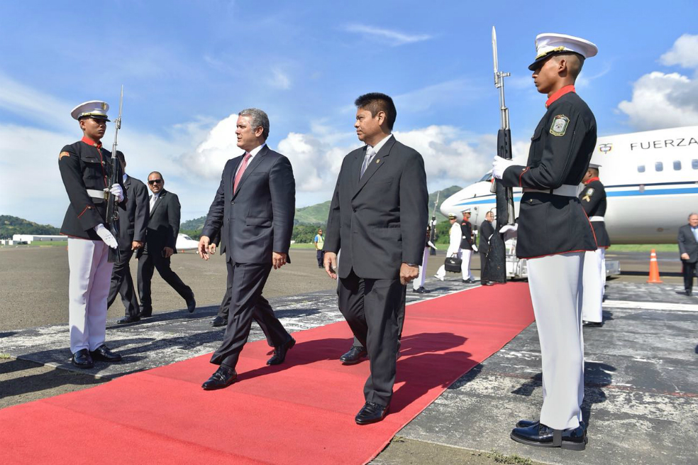 Duque llegó a Panamá para fortalecer relaciones comerciales
