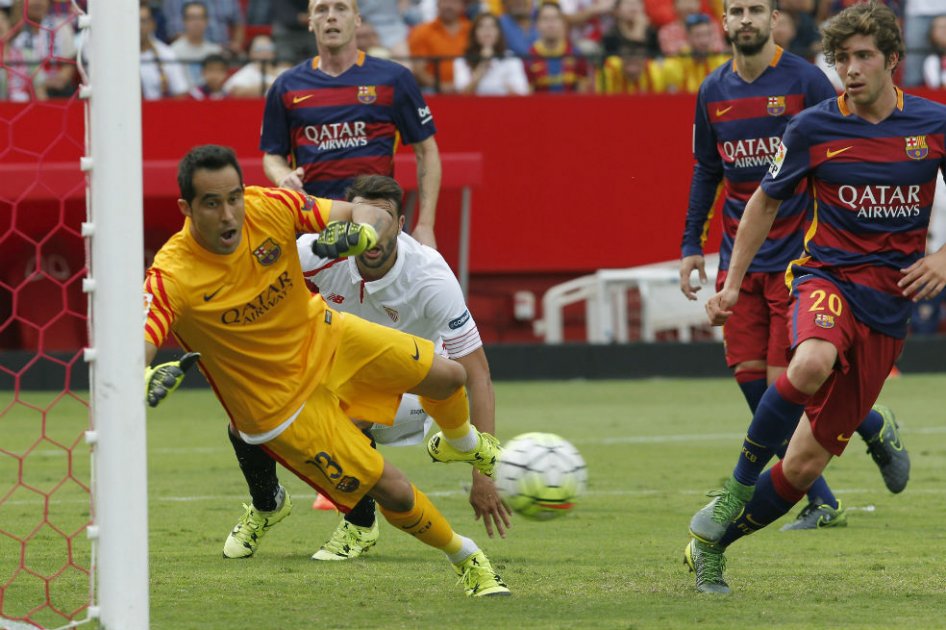 Sevilla venció al Barcelona en vibrante partido