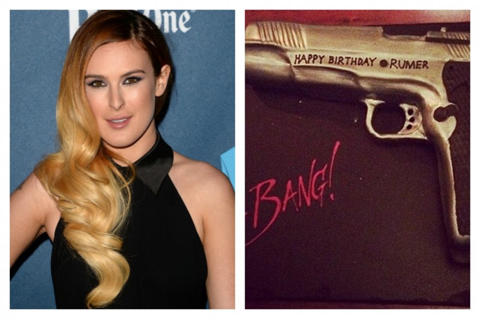 "Feliz cumpleaños Rumer... Bang Bang".