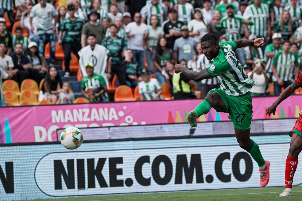 Dairon Asprilla, figura de Nacional en la victoria sobre Patriotas.