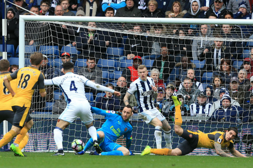 Con David Ospina en el arco, Arsenal perdió frente al West Brom