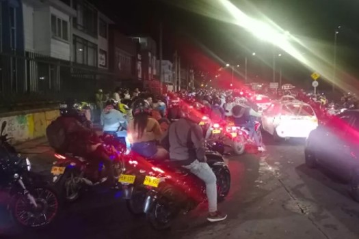 Moteros celebraban Halloween y colapsaron la NQS: accidente dejó un fallecido