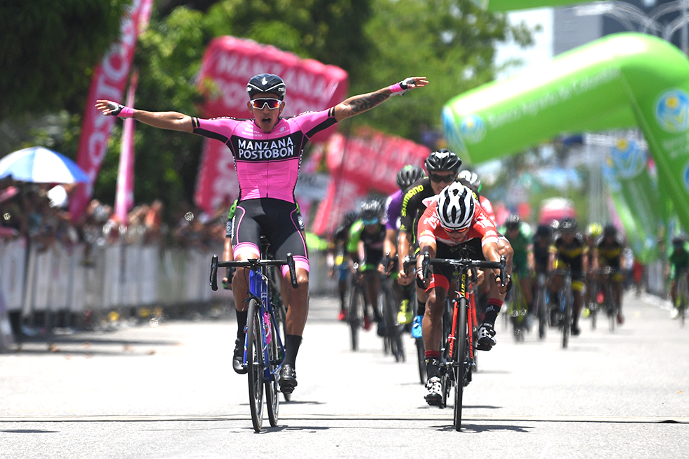 Juan Sebastián Molano ganó la décima etapa de la Vuelta a Colombia