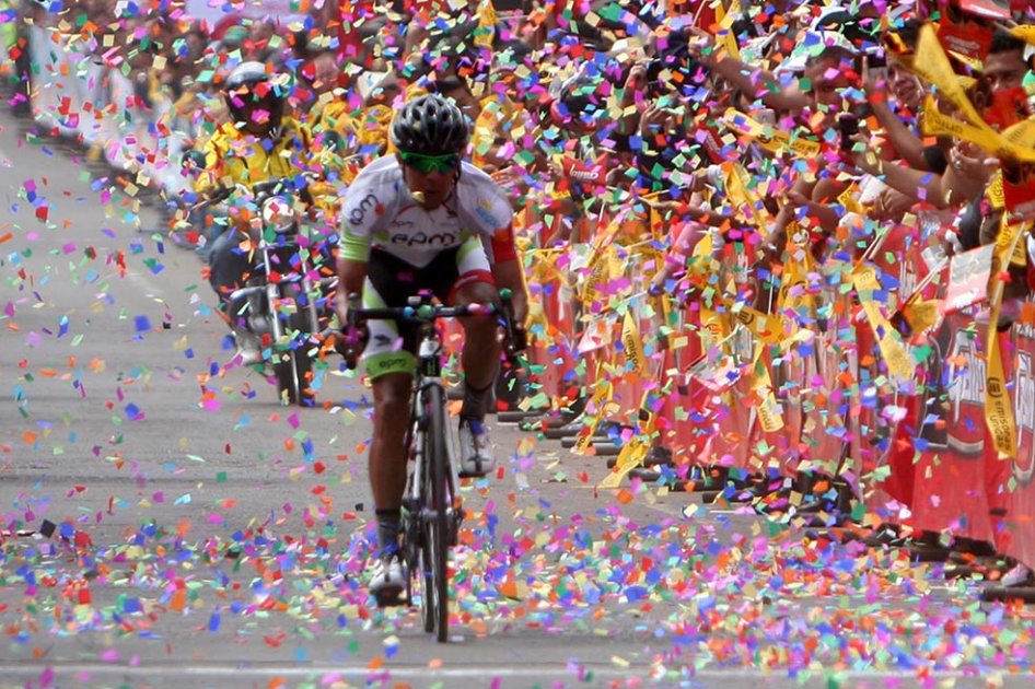 Giovanni Báez, líder de la Vuelta al Mundo Maya