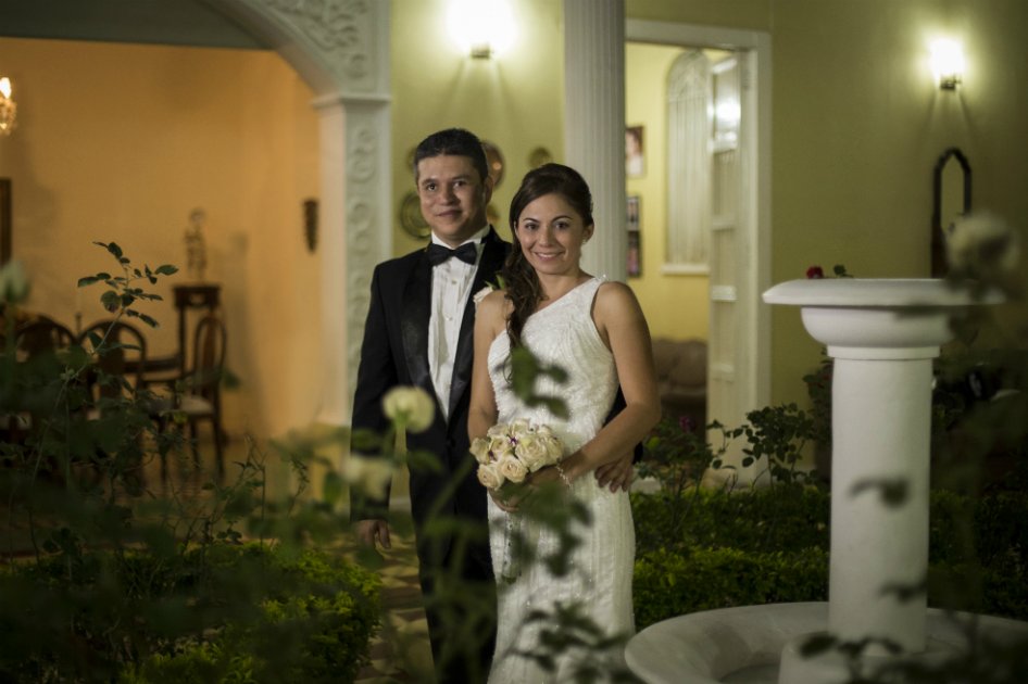 Meliza Castro y Ramón Cabrales tiene dos hijos de 9 y 3 años. La ceremonia de su matrimonio la celebraron dos meses antes de que se cometiera el secuestro.