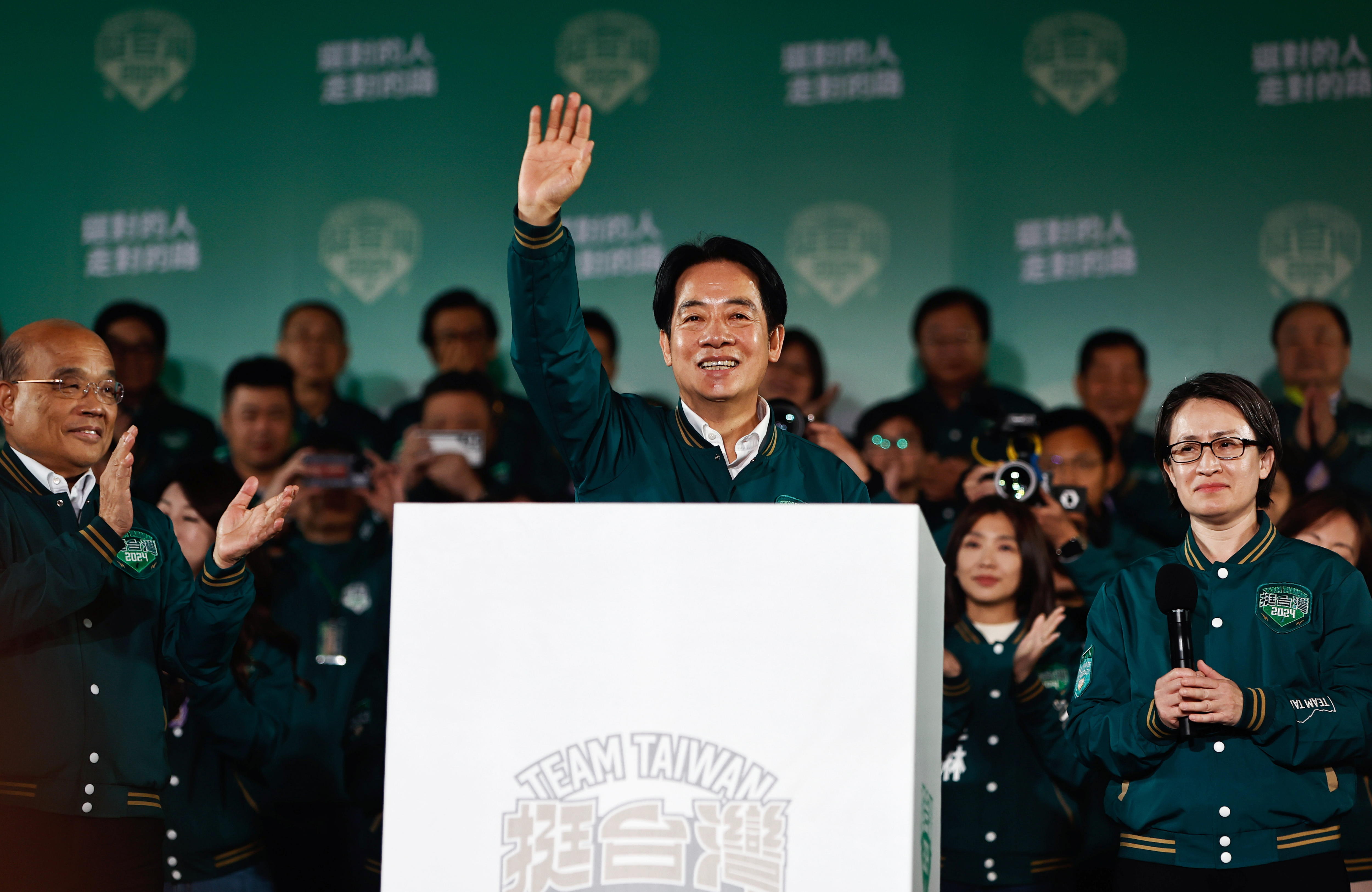 Taiwán opta por el continuismo y elige a un presidente soberanista, opositor a China