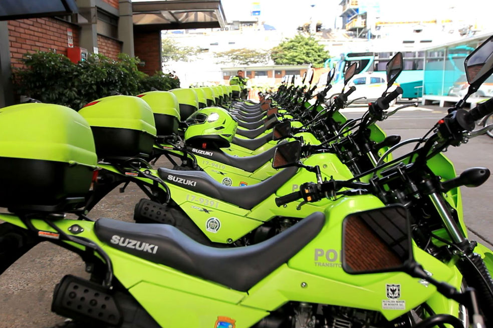 Policía de Tránsito de Bogotá estrena parque automotor