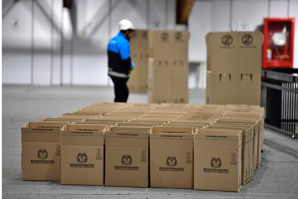 Colombia vota este 31 de mayo la primera vuelta presidencial del 2026 y todo el material electoral ya está distribuido en los 32 departamentos.