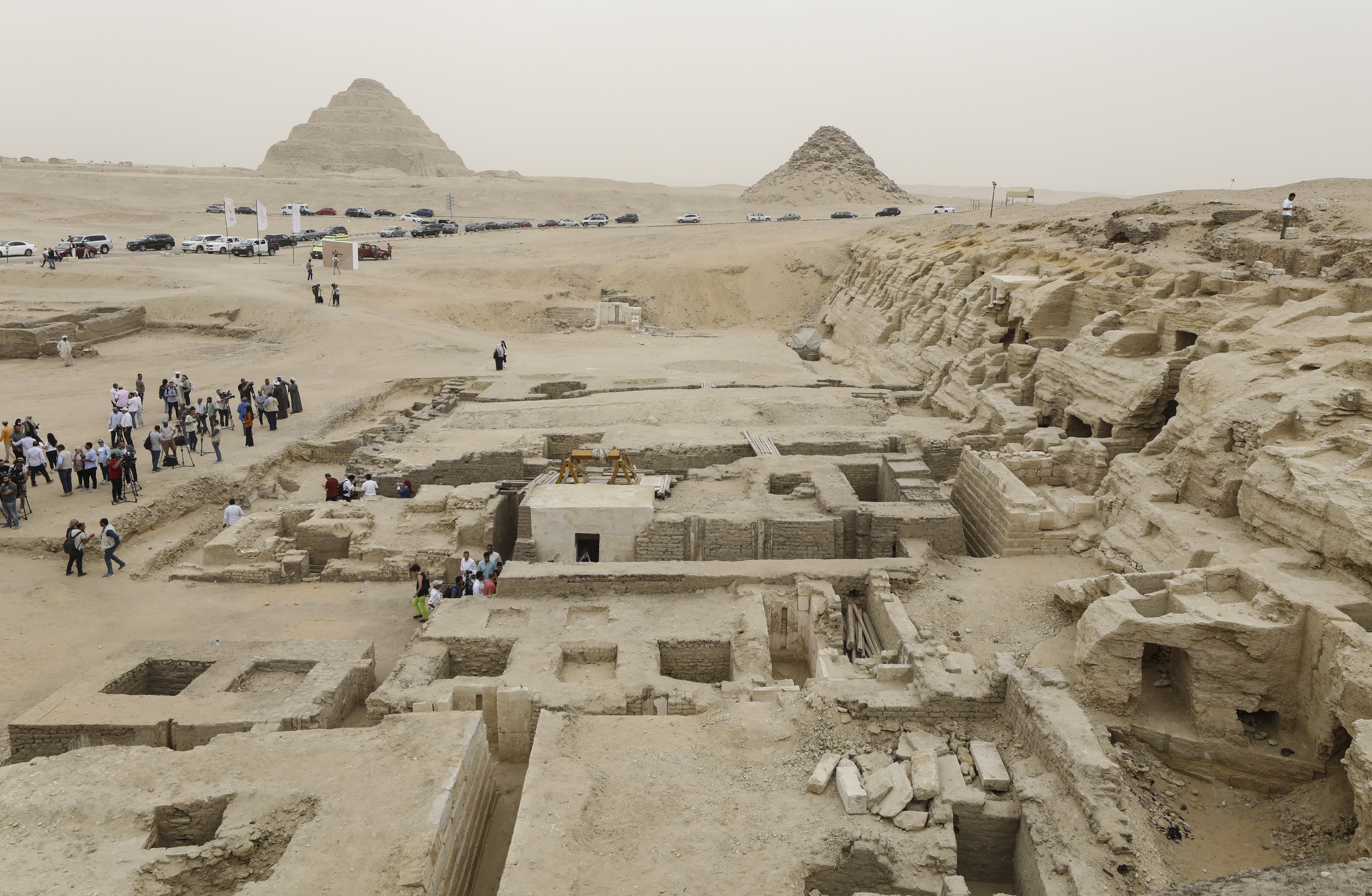 Desaparece una tableta egipcia de 4.000 años en la necrópolis de Saqqara