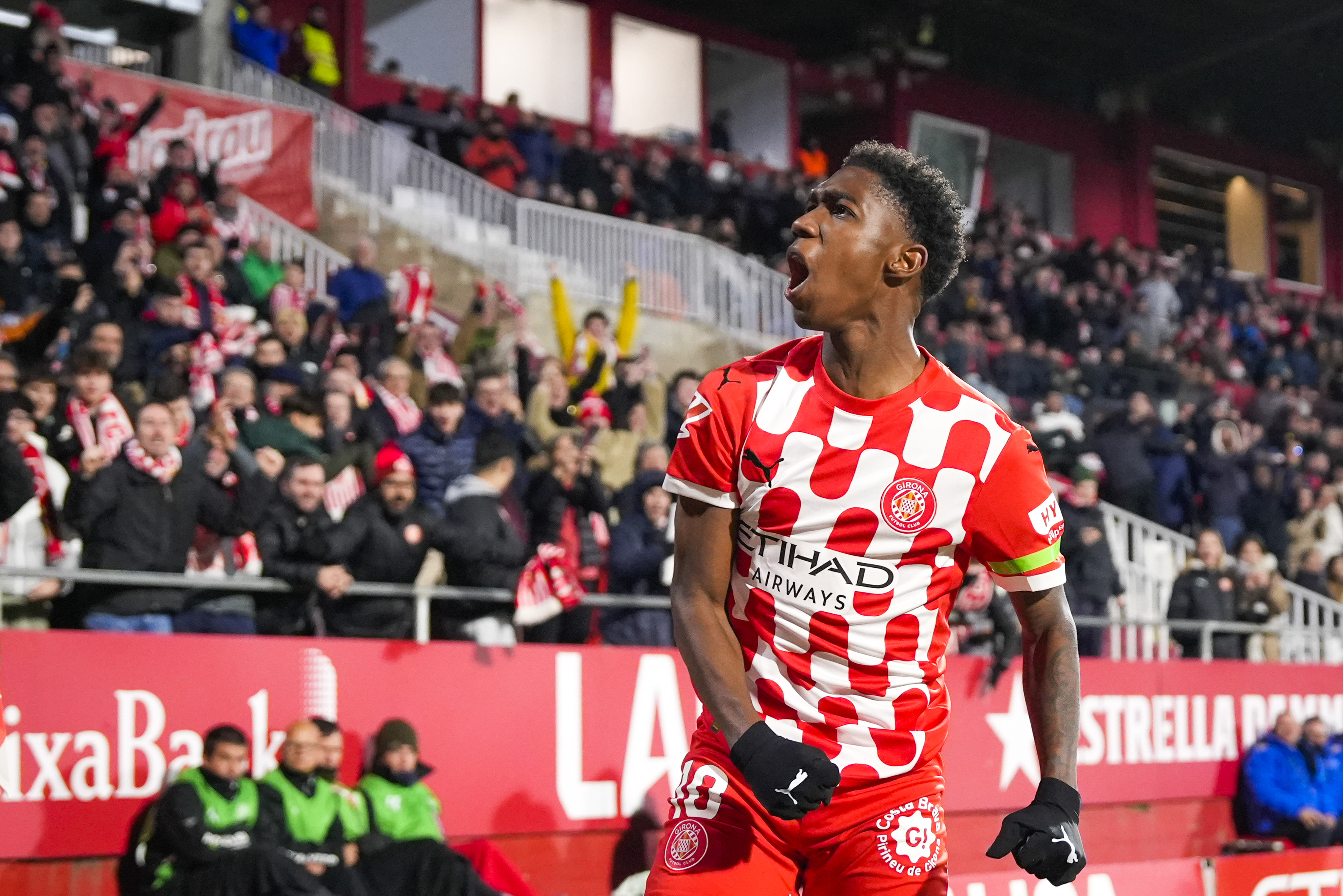 Yáser Asprilla hizo tremendo golazo con Girona: mírelo acá, en video