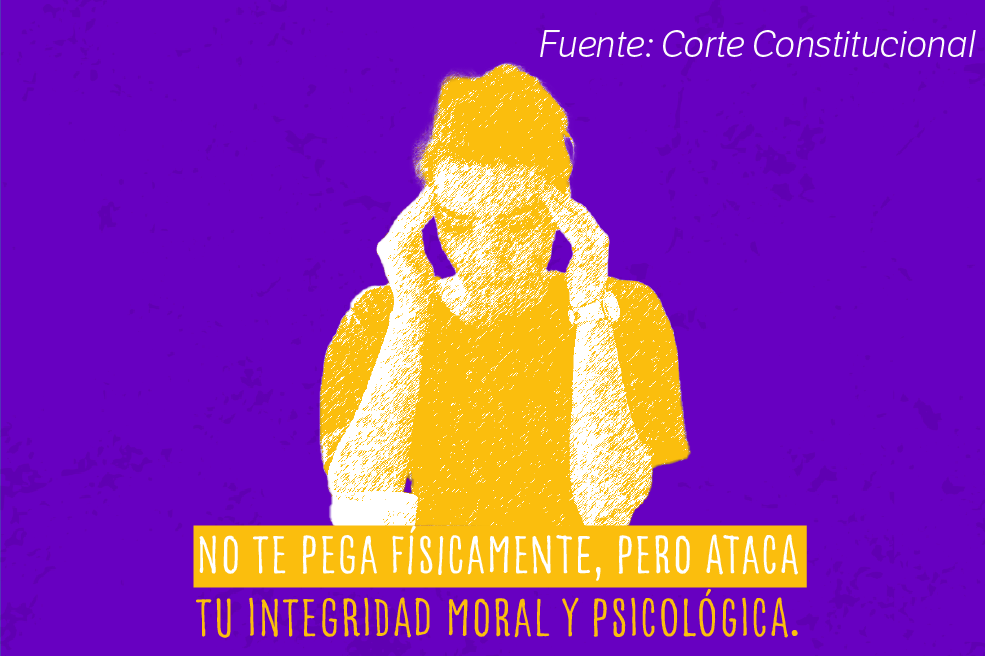No te pega físicamente, pero ataca tu integridad moral y psicológica.
