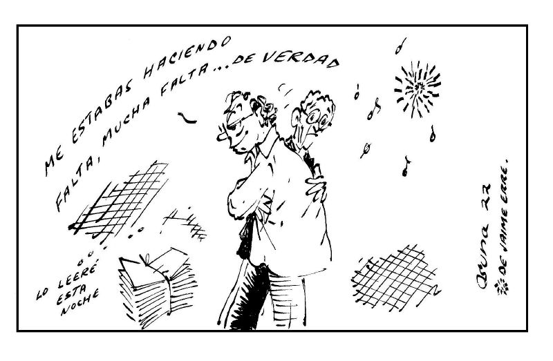 Abrazo en el Jorgeliécer