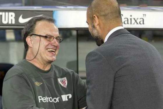 Cuando Guardiola visitó a Bielsa
