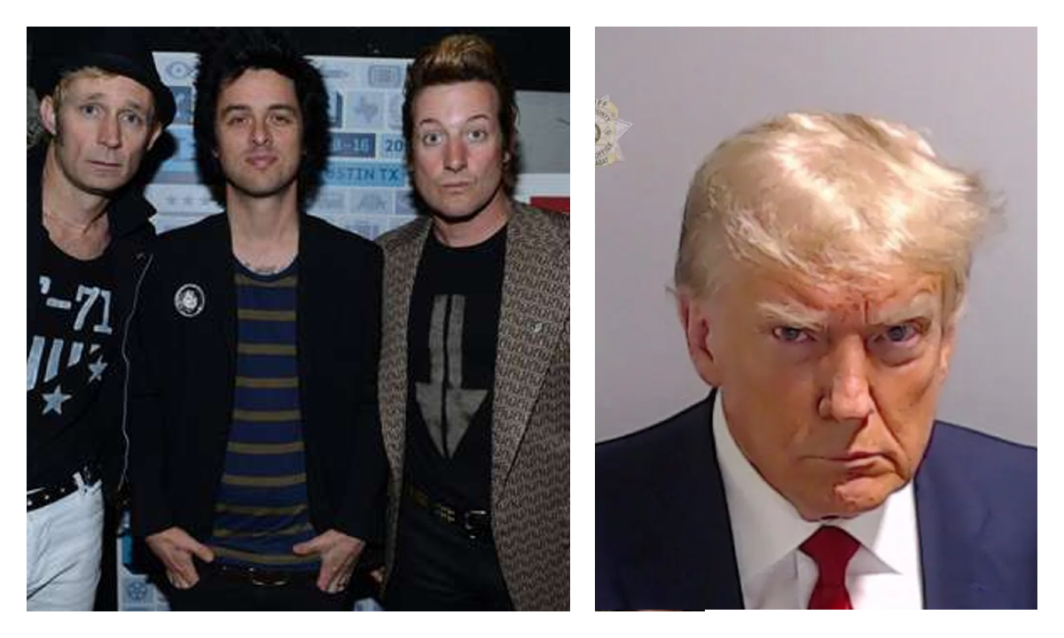 Green Day lanzó camiseta con imagen de arresto de Donal Trump: esto cuesta