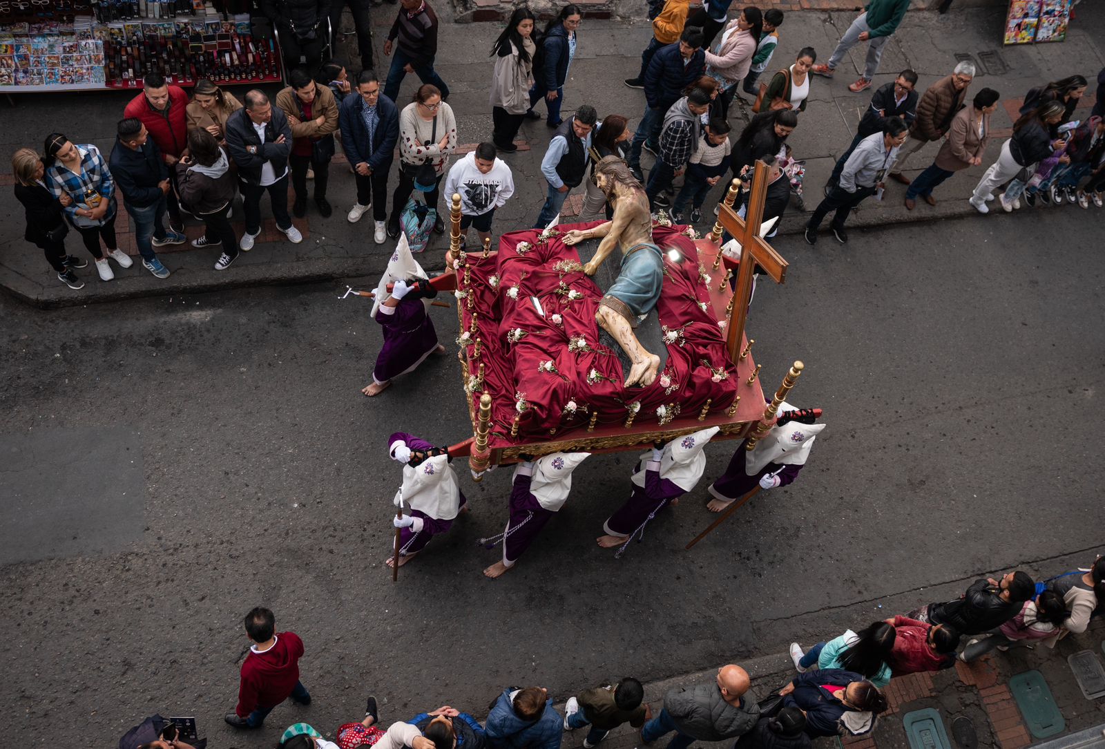 Semana Santa en Tunja, procesión de Jueves Santo.