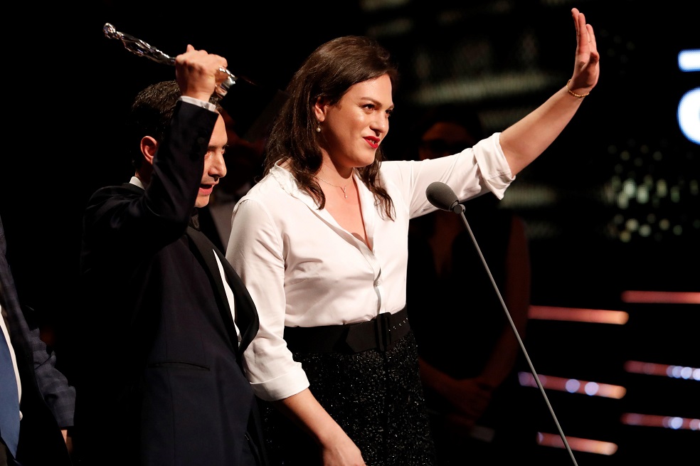 La chilena Daniela Vega se ha convertido en la primera actriz transexual en participar en la presentación de la gala de los Oscar. / EFE - Jorge Nuñez