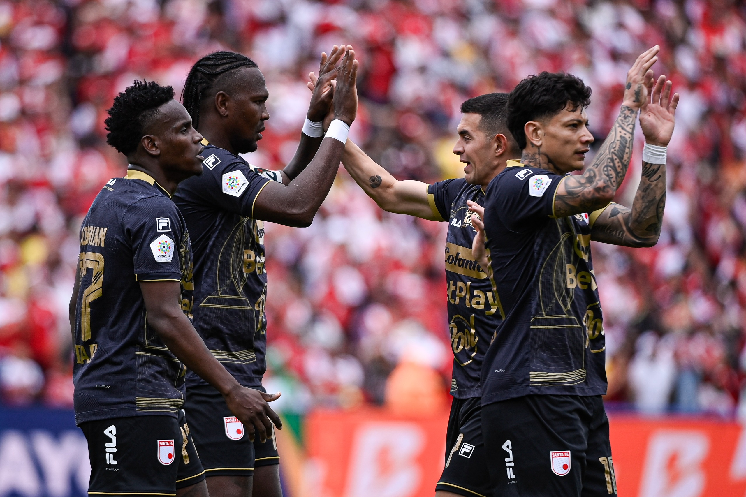 Así se vivió el triunfo de Santa Fe en El Campín: las mejores imágenes del partido