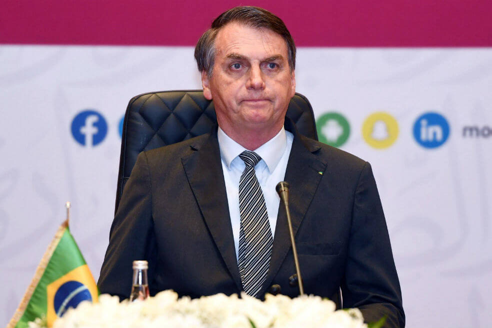 El presidente de Brasil, Jair Bolsonaro, negó en una transmisión en vivo, completamente exaltado, cualquier tipo de vinculación con el asesinato de la concejal izquierdista Marielle Franco . / EFE