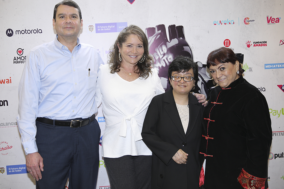 Alex Petersen, Martha Liliana Ruiz, Catalina Molina y Maru Yamayusa