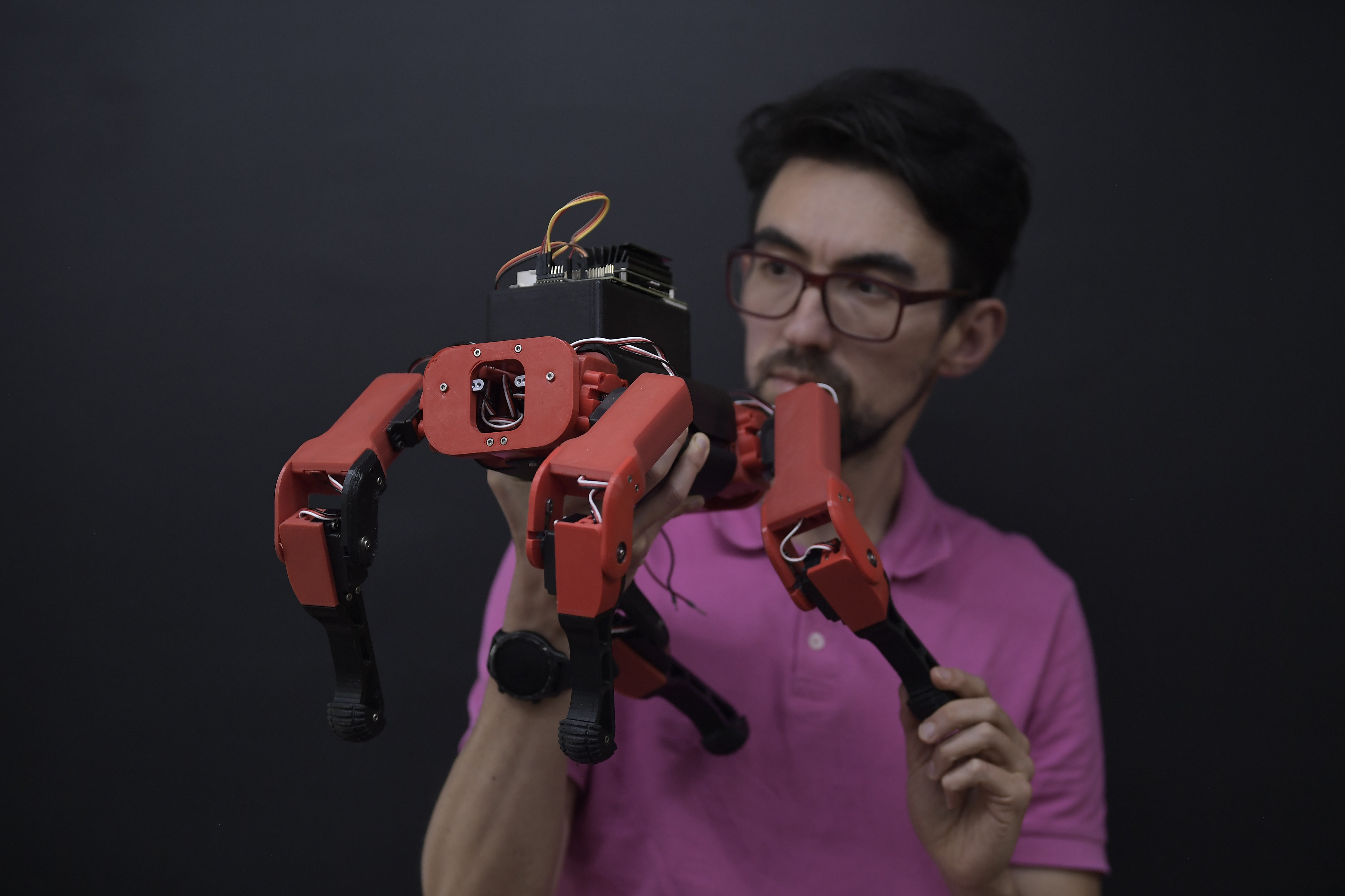 Robot creado por estudiantes de la Universidad EAN.