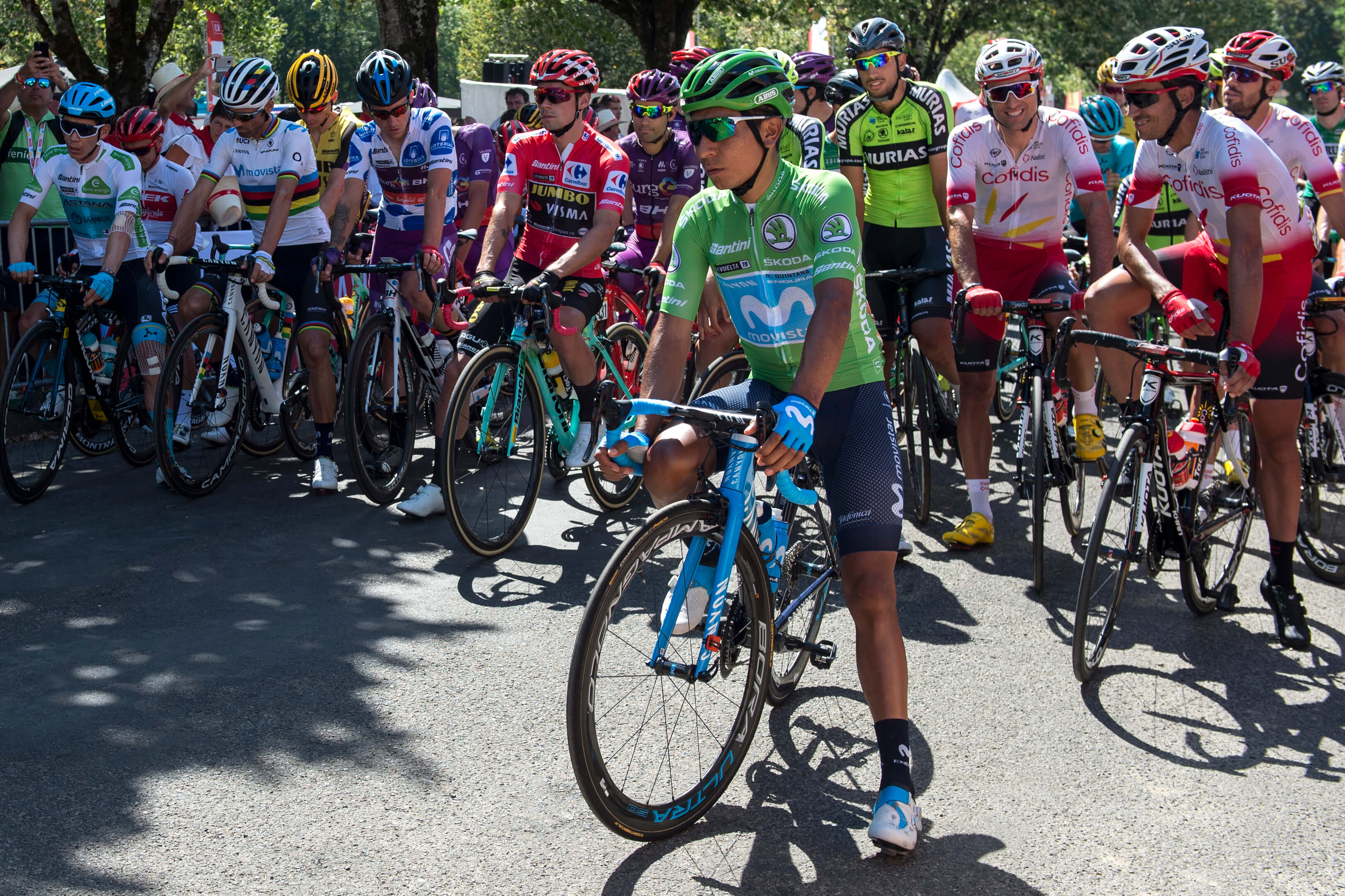 Nairo se metió en el podio de la Vuelta a España