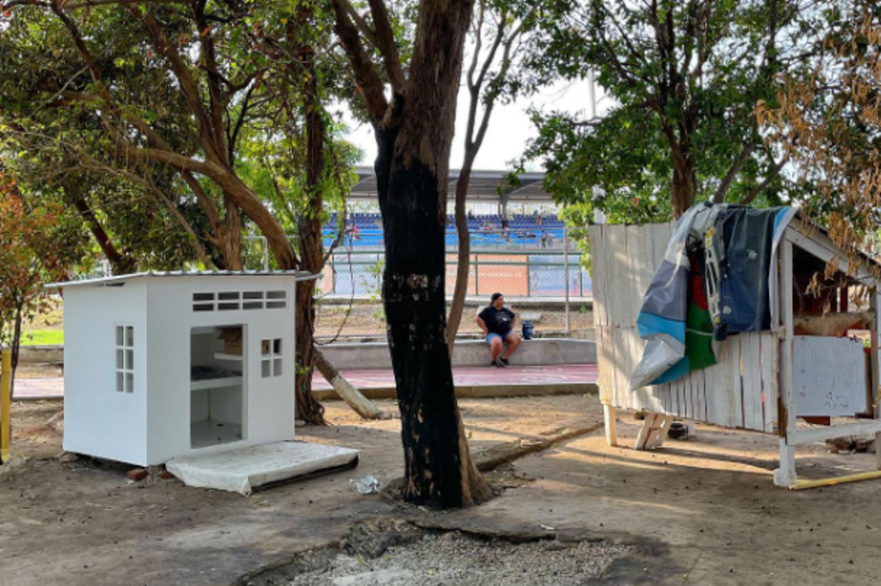 Construyen dos refugios nuevos para gatos afectados por el incendio en Santa Marta