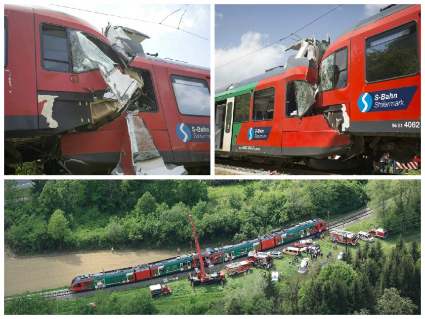 Un muerto y ocho heridos en accidente entre dos trenes en Austria