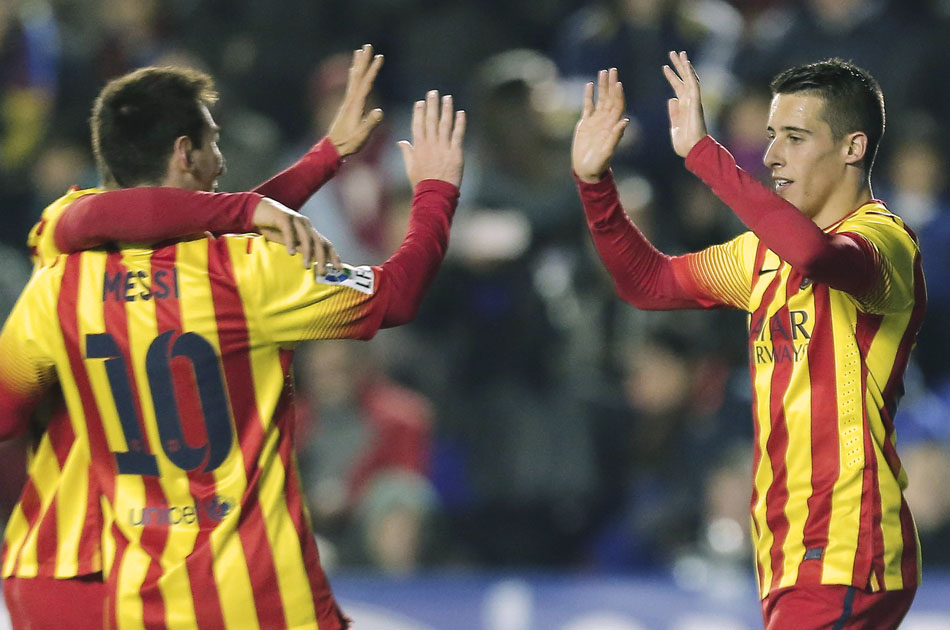 Barcelona se acerca a las semifinales de la Copa del Rey