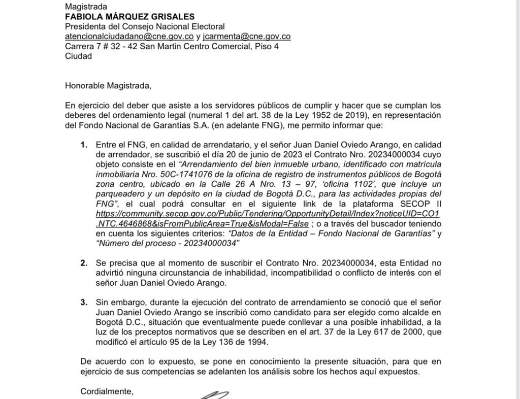 Un particular denunció esta posible irregularidad ante el CNE para que el organismo electoral determine si existe alguna inhabilidad.